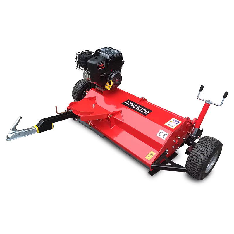 Agricultural Tools Quad Flail Mower Tow-Behind ATV Flail Mower with Gasoline  Engine — image 3