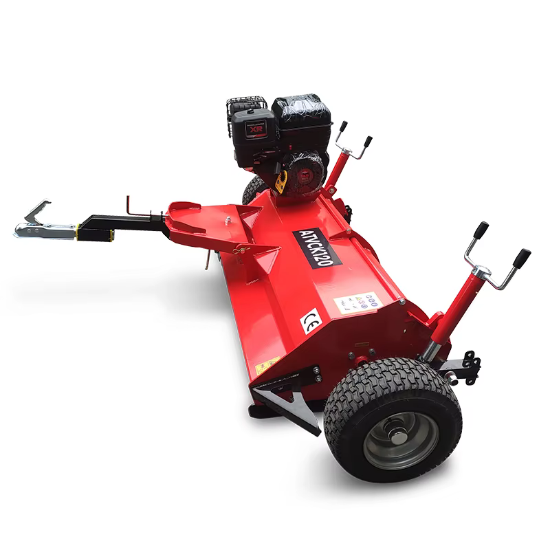 Agricultural Tools Quad Flail Mower Tow-Behind ATV Flail Mower with Gasoline  Engine — image 5