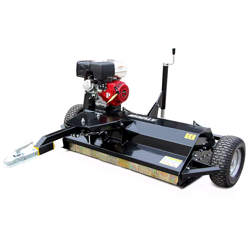 Hot Sale ATVM120 Tow Behind Quad Mower 15HP Gasoline Engine ATV Flail Mower for Garden Farm Use — image 2