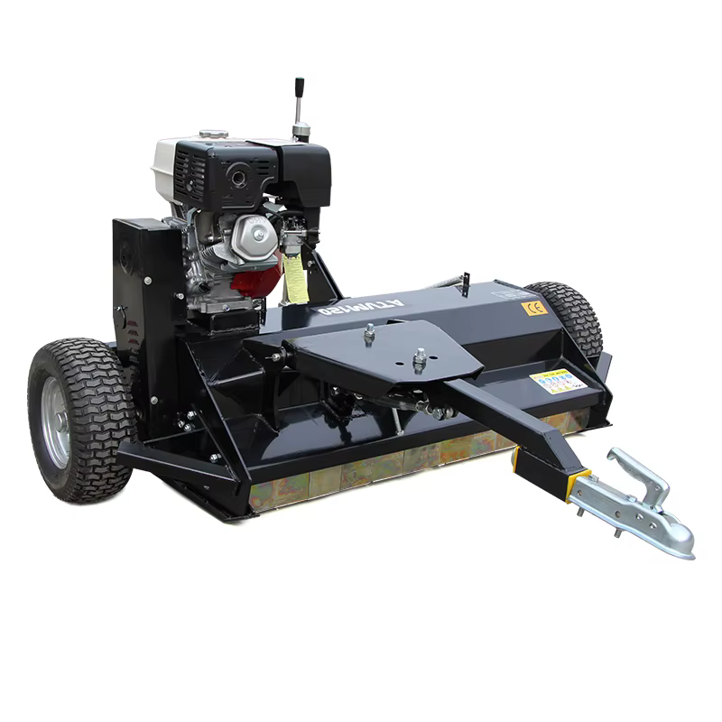 Hot Sale ATVM120 Tow Behind Quad Mower 15HP Gasoline Engine ATV Flail Mower for Garden Farm Use — image 3