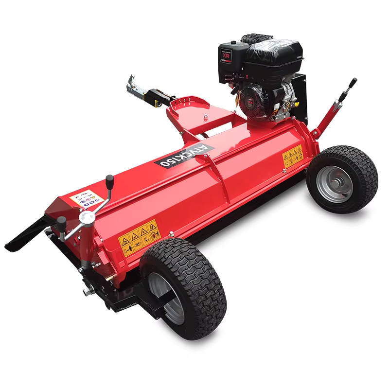 Chinese Manufacturer Farm Machines Quad Bike Mower Rear Tire Tow Behind ATV Flail Mower for Heavy Brush — image 3