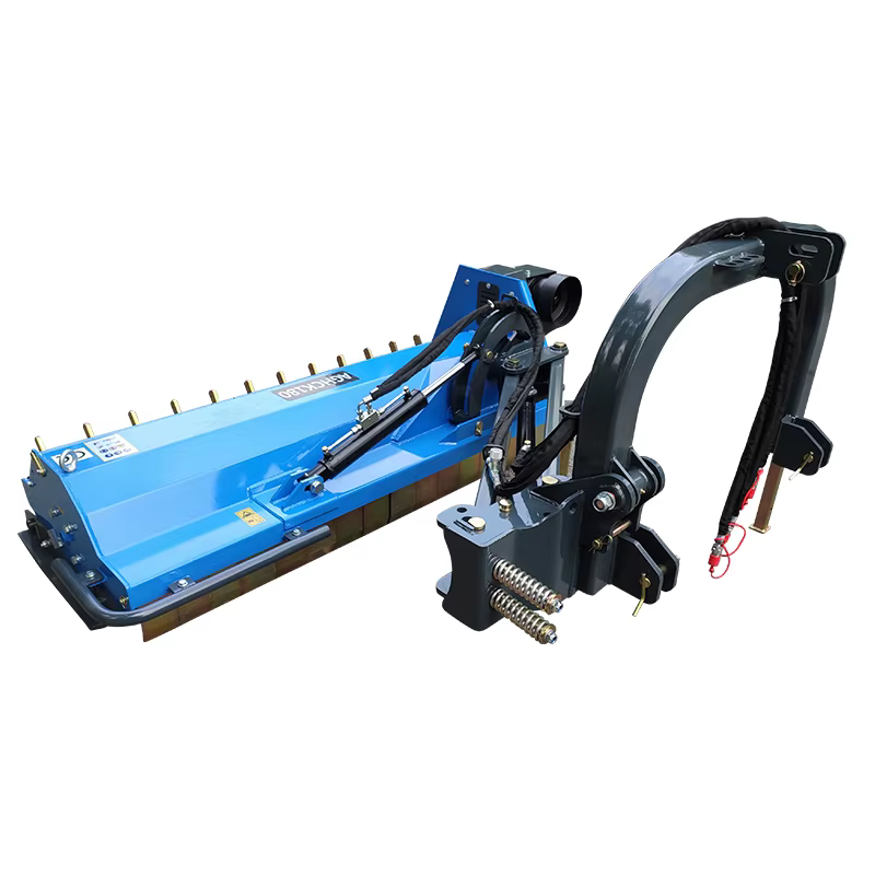 AGHKC Tractor PTO Driven Grass Cutter Machine Hydraulic Rear Side Flail Mower for Meadows — image 2