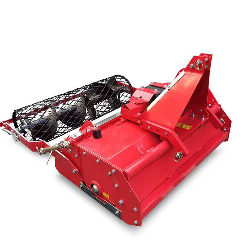 Agricultural Machinery 3 Point PTO Driven Farm Cultivator Tractor Rotary Tiller Stone Burier for Sale — image 4