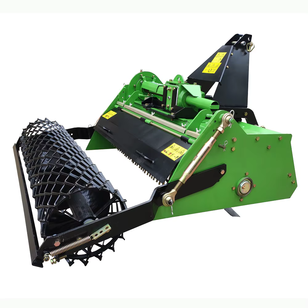 Farm Machines MZ Heavy Duty Three Point Linkage Rotary Tiller Stone Burier — image 2