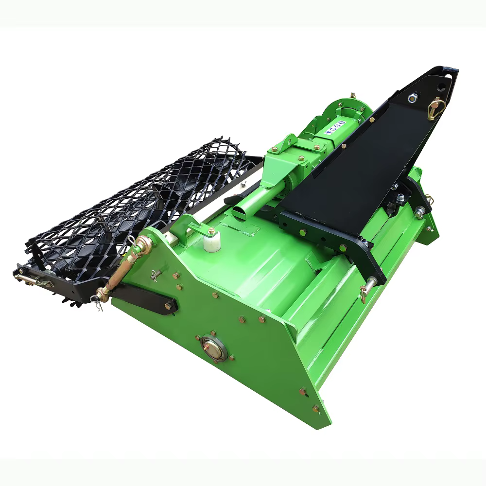 Farm Machines MZ Heavy Duty Three Point Linkage Rotary Tiller Stone Burier — image 3