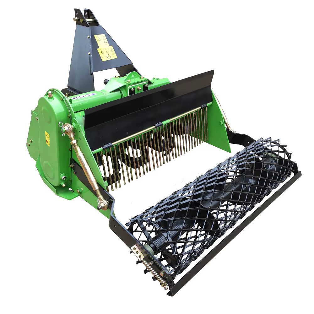 Farm Machines MZ Heavy Duty Three Point Linkage Rotary Tiller Stone Burier — image 4
