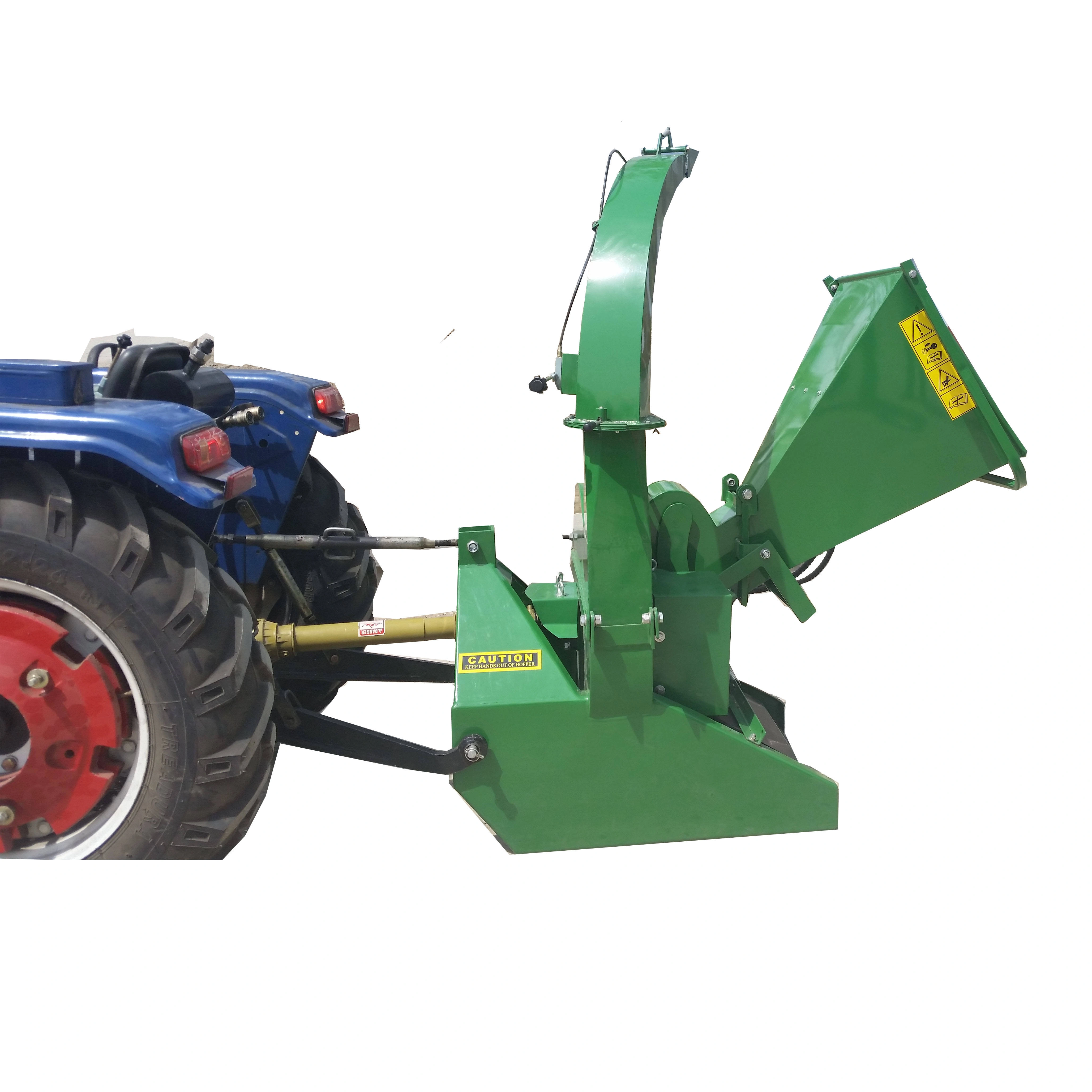 China Factory Supply FR5 Single Hydraulic Feeding Heavy Duty Tractor PTO Driven Wood Chipper — image 2