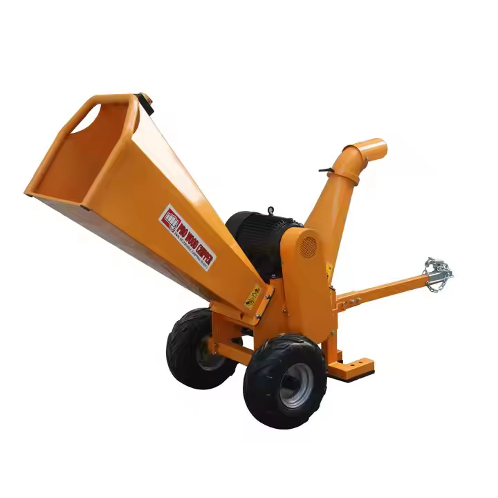 15HP Wood Crusher Tree Shredder Gasoline Electric Mulcher Chipper Combo — image 2