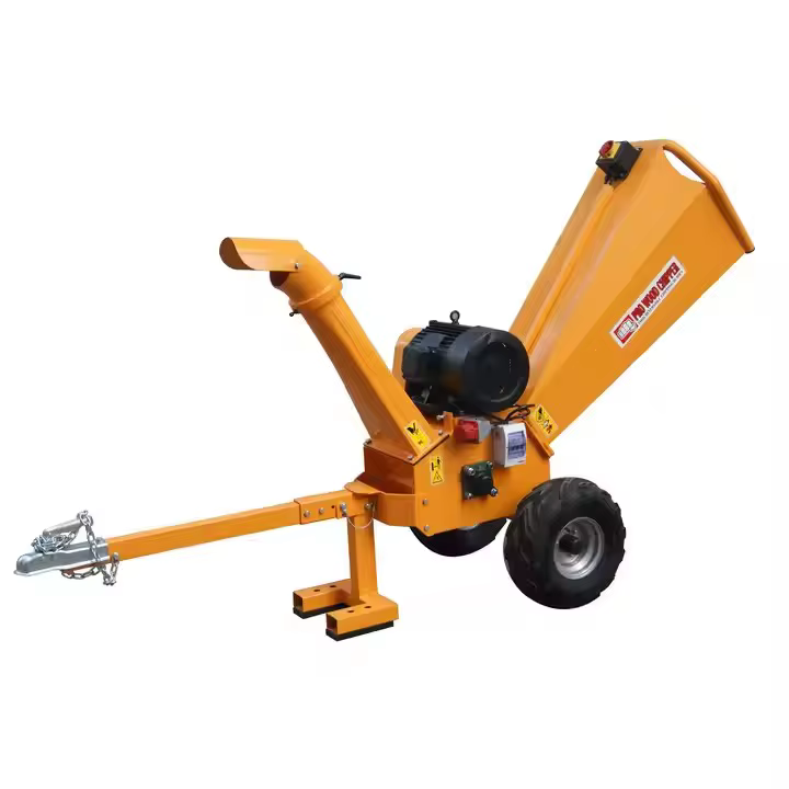 15HP Wood Crusher Tree Shredder Gasoline Electric Mulcher Chipper Combo — image 3
