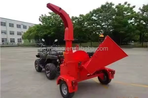 13HP GX390 Gasoline Wood Chipper with Automatic Feed System — image 4