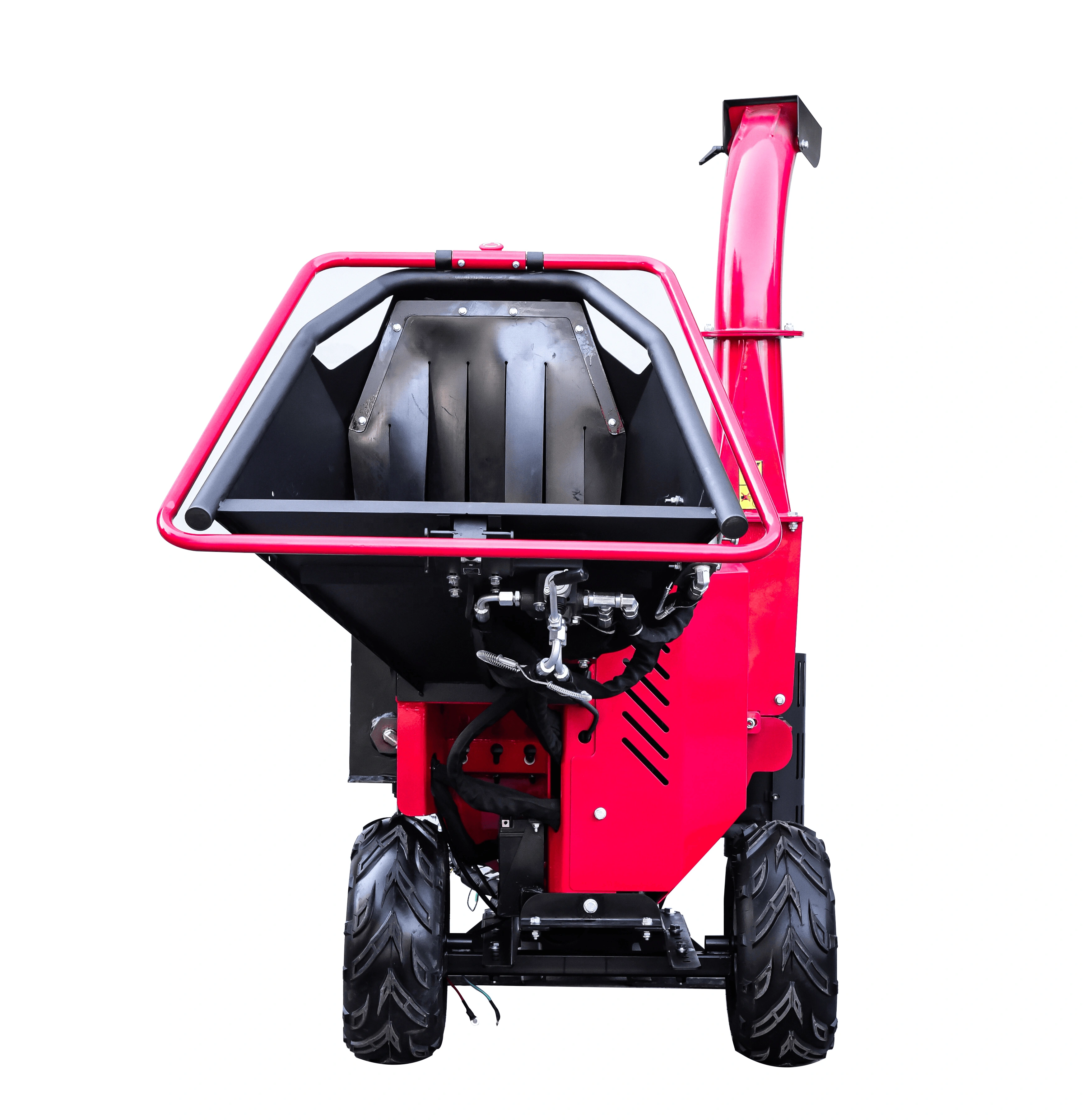 High Quality Disc Type  Hydraulic Feeding ATV Gasoline Wood Chipper Shredder — image 5