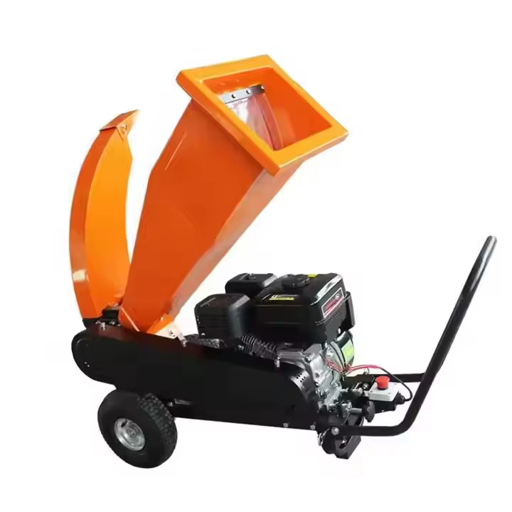 Dual Fuel 6.5HP Compact Electric Gasoline Wood Chipper Garden Shredder — image 3