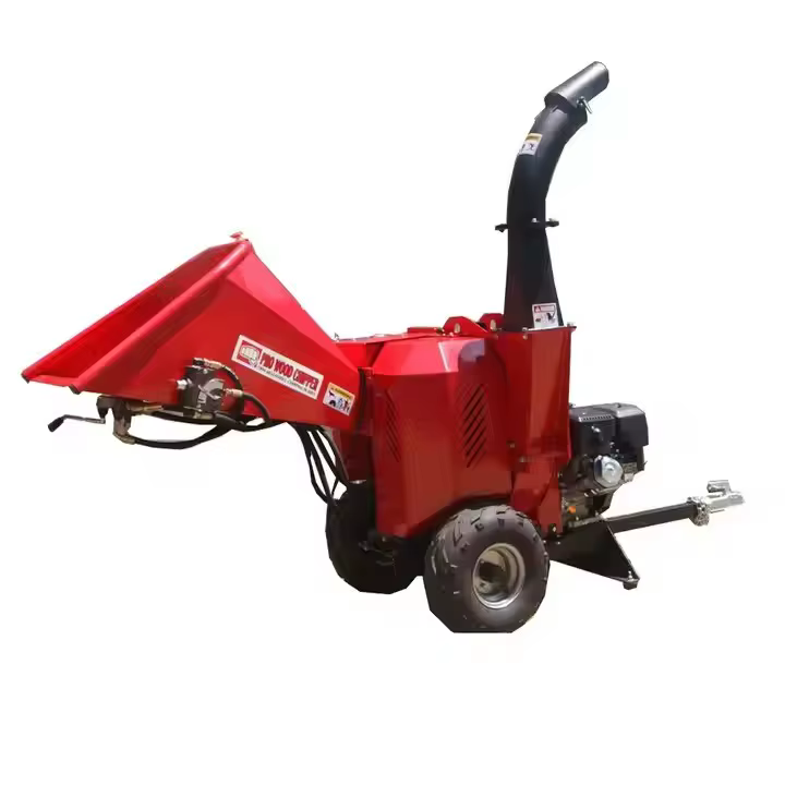 High-Performance Gasoline Wood Chipper with 360-Degree Swivel Discharge System — image 2