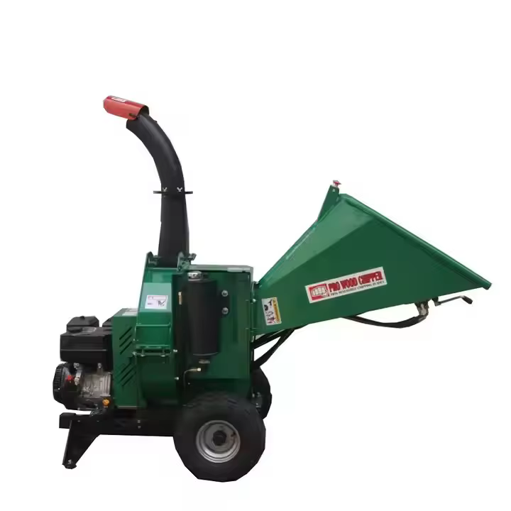 High-Performance Gasoline Wood Chipper with 360-Degree Swivel Discharge System — image 3