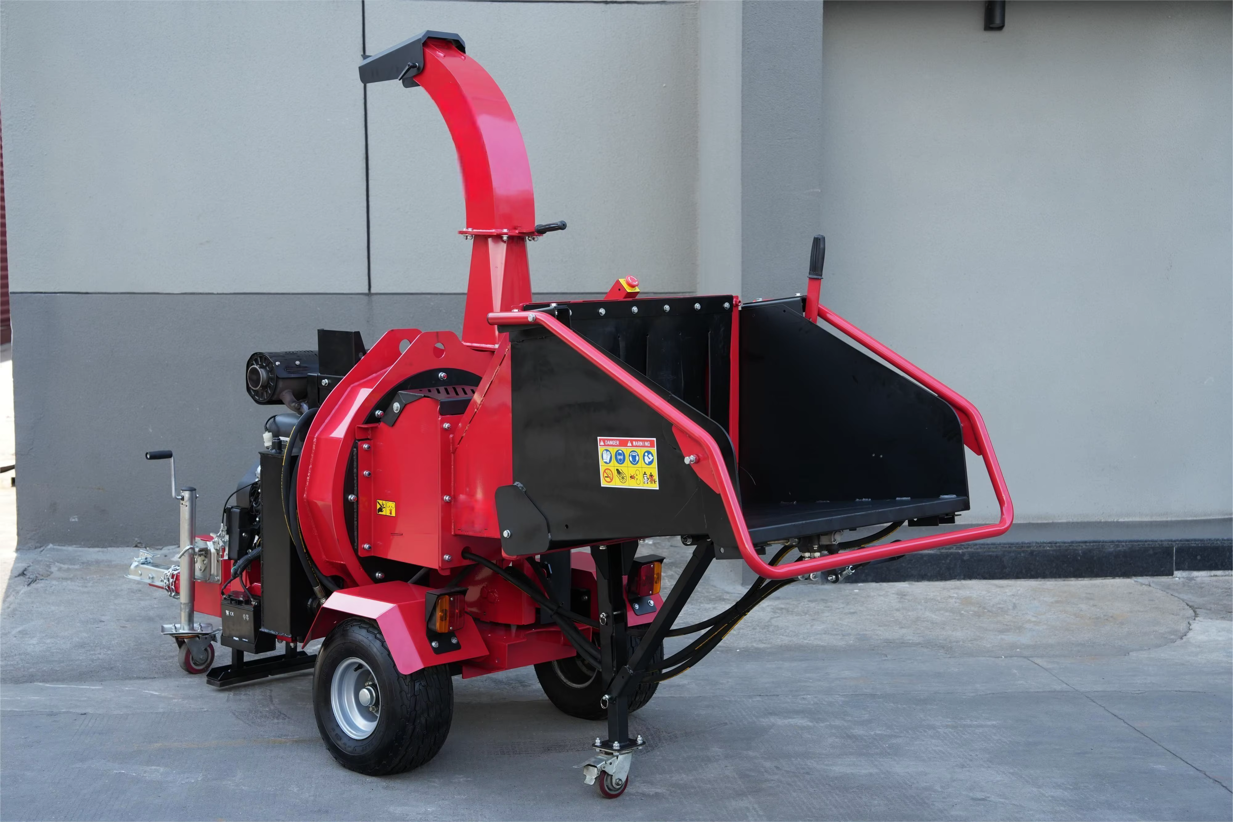 GWC-37SF 34HP Gasoline Wood Chipper Shredder Commercial Grade Cutting Machine — image 2