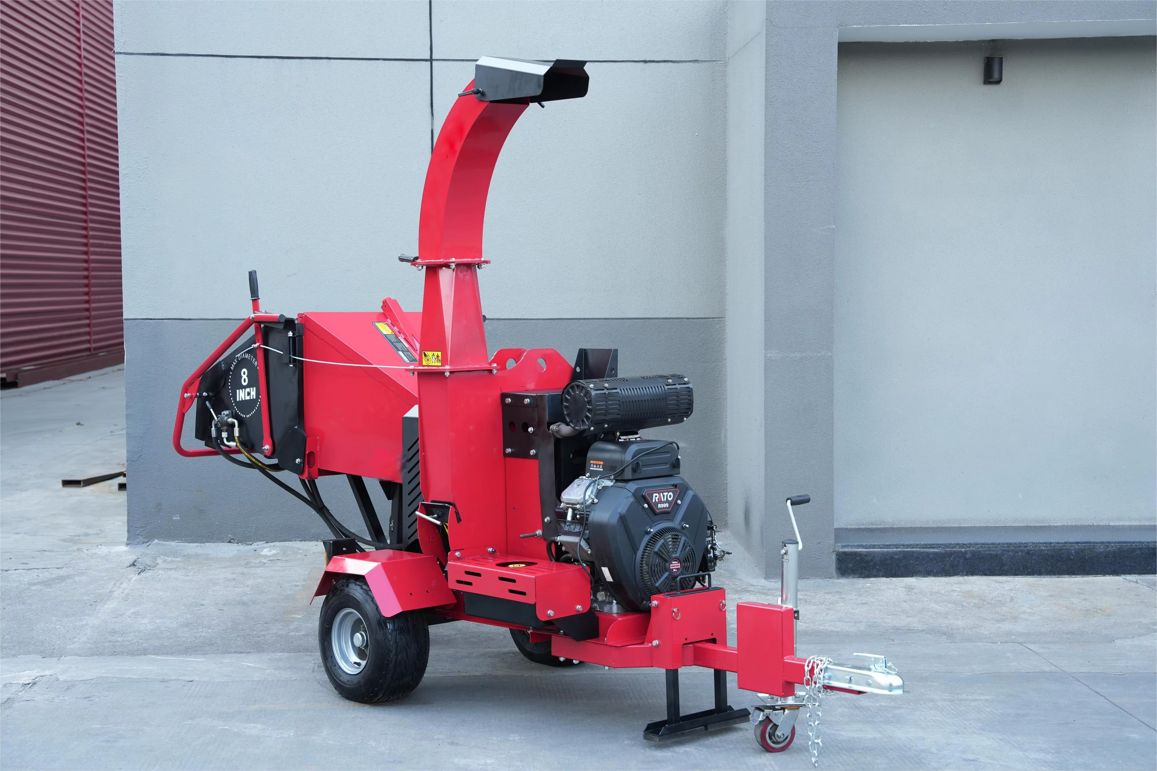 GWC-37SF 34HP Gasoline Wood Chipper Shredder Commercial Grade Cutting Machine — image 3