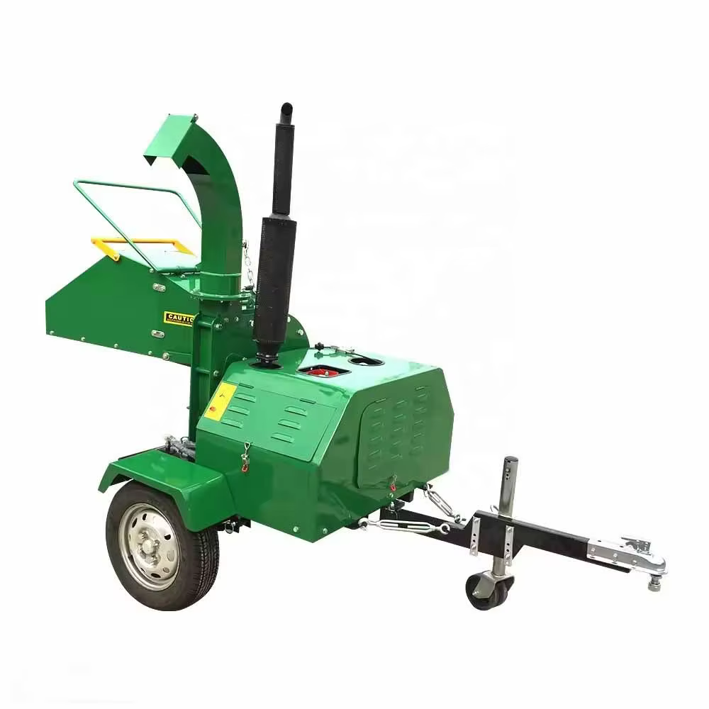 CE Certificate 22HP Diesel Engine Log Wood Chipper Shredder Machine DWC22 — image 2