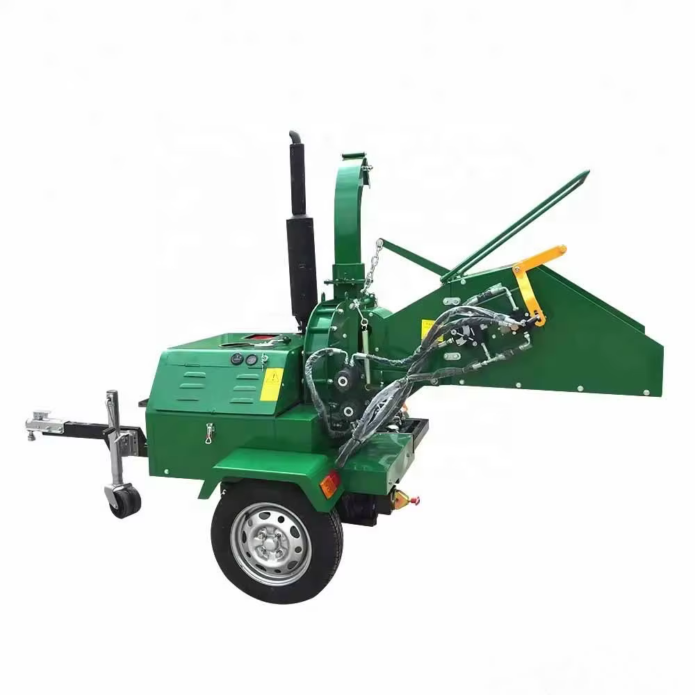 CE Certificate 22HP Diesel Engine Log Wood Chipper Shredder Machine DWC22 — image 4