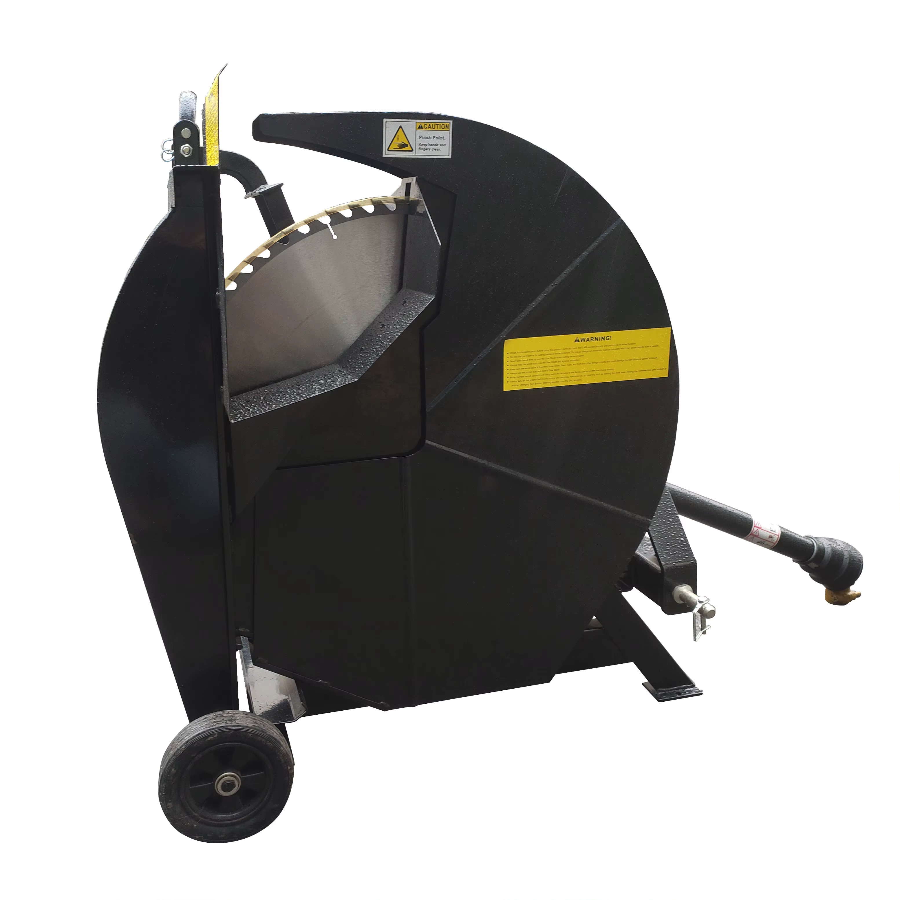 CE Certificate Tractor PTO Driven Wood Log Saw Machine — image 2