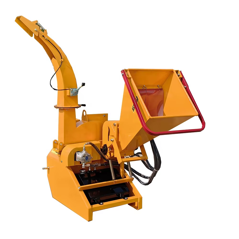 150mm Chipper Capacity Self-contained Hydraulic Wood Chipper for 50-100hp Tractor — image 2