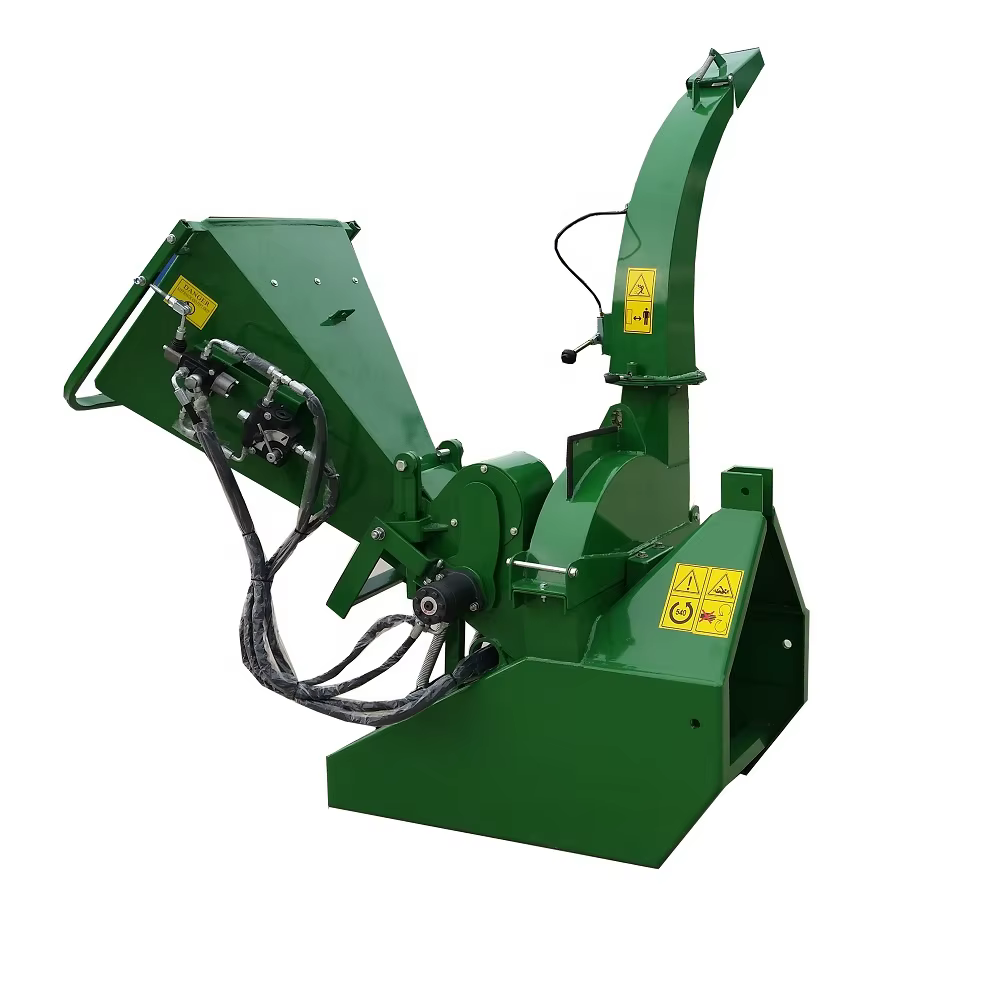 150mm Chipper Capacity Self-contained Hydraulic Wood Chipper for 50-100hp Tractor — image 3
