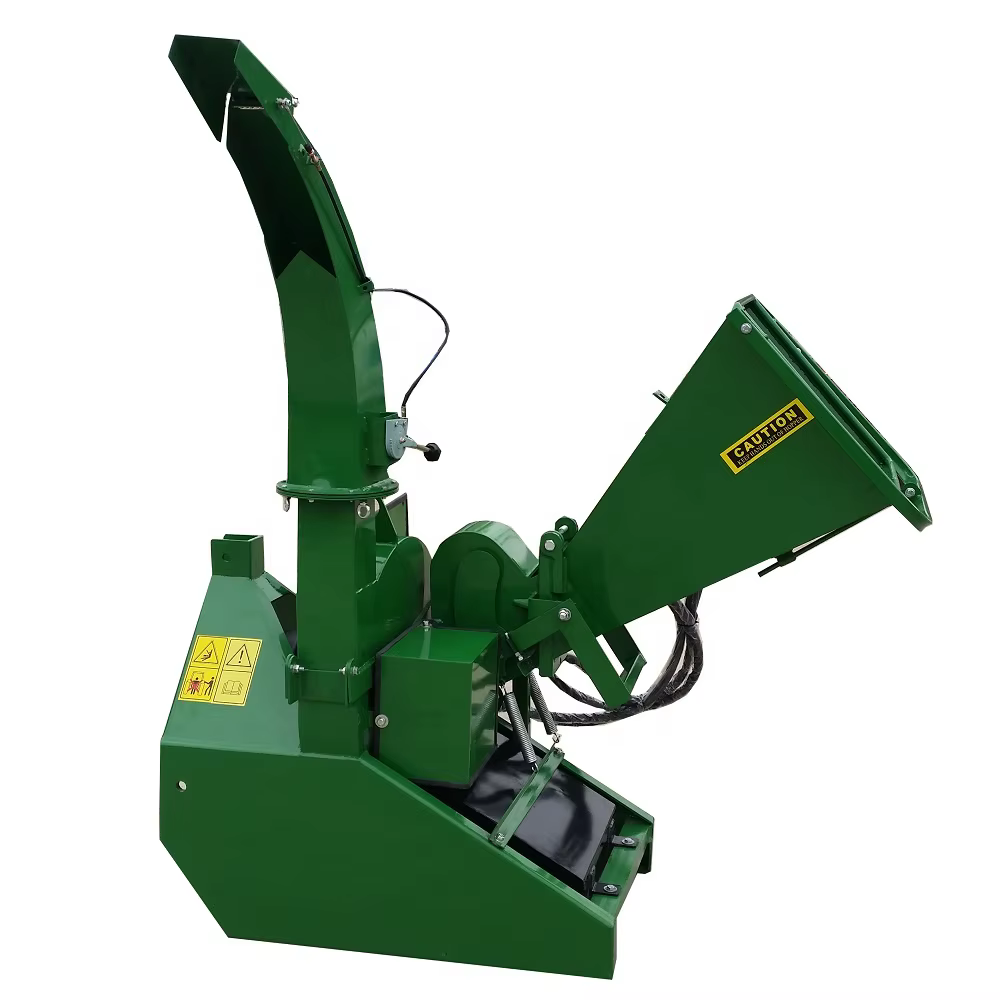 150mm Chipper Capacity Self-contained Hydraulic Wood Chipper for 50-100hp Tractor — image 4