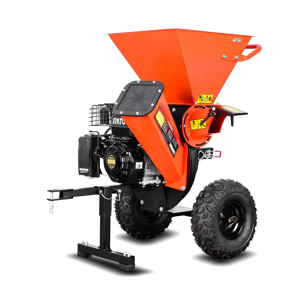7HP Mini Home Use Wood Chipper Mulcher Shredder Machine Branch Logger Tree Shredder — image 2