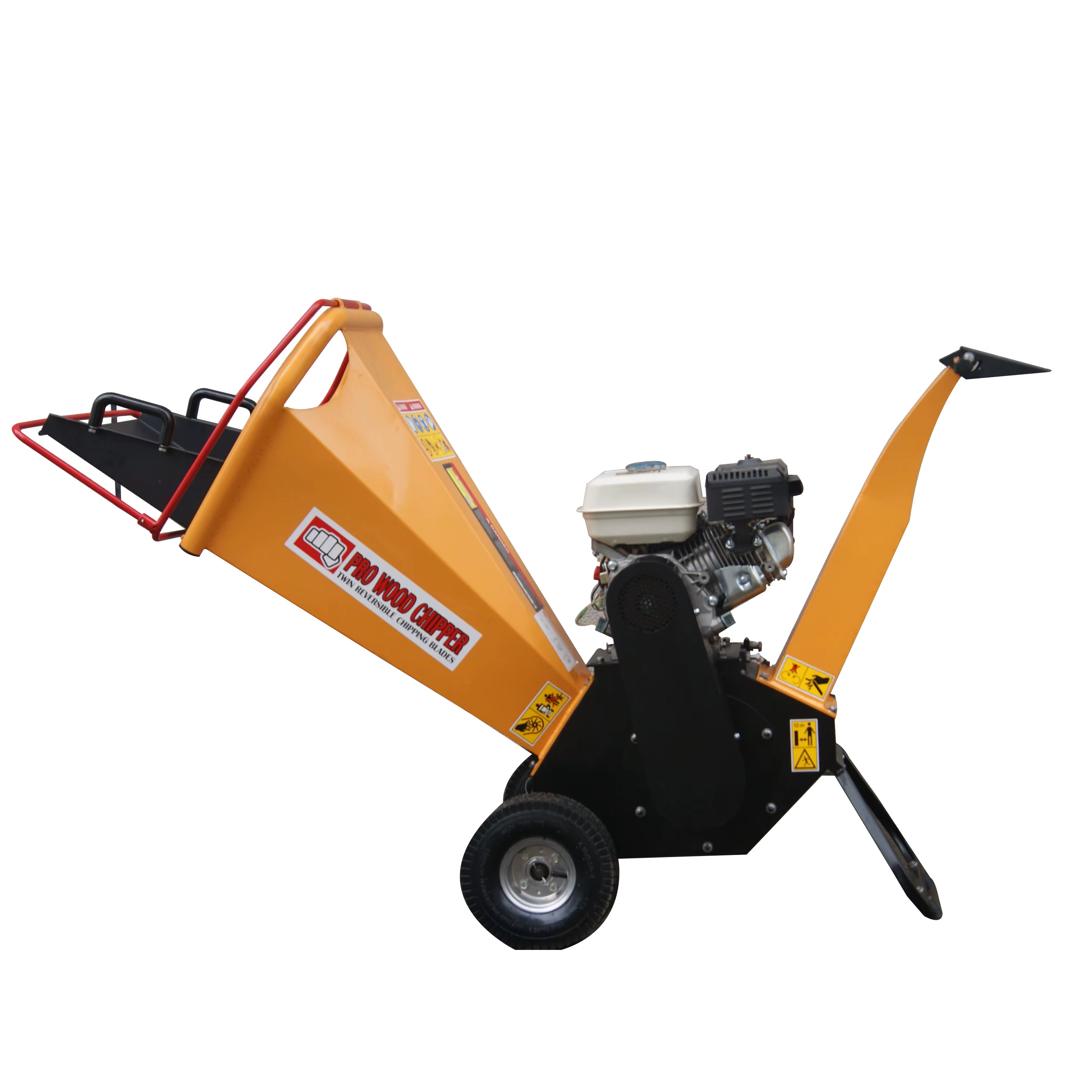 Factory Promotional Mini 7HP 212cc Gasoline Engine Powered ATV Drum 50mm Branch Wood Chipper Shredder — image 3
