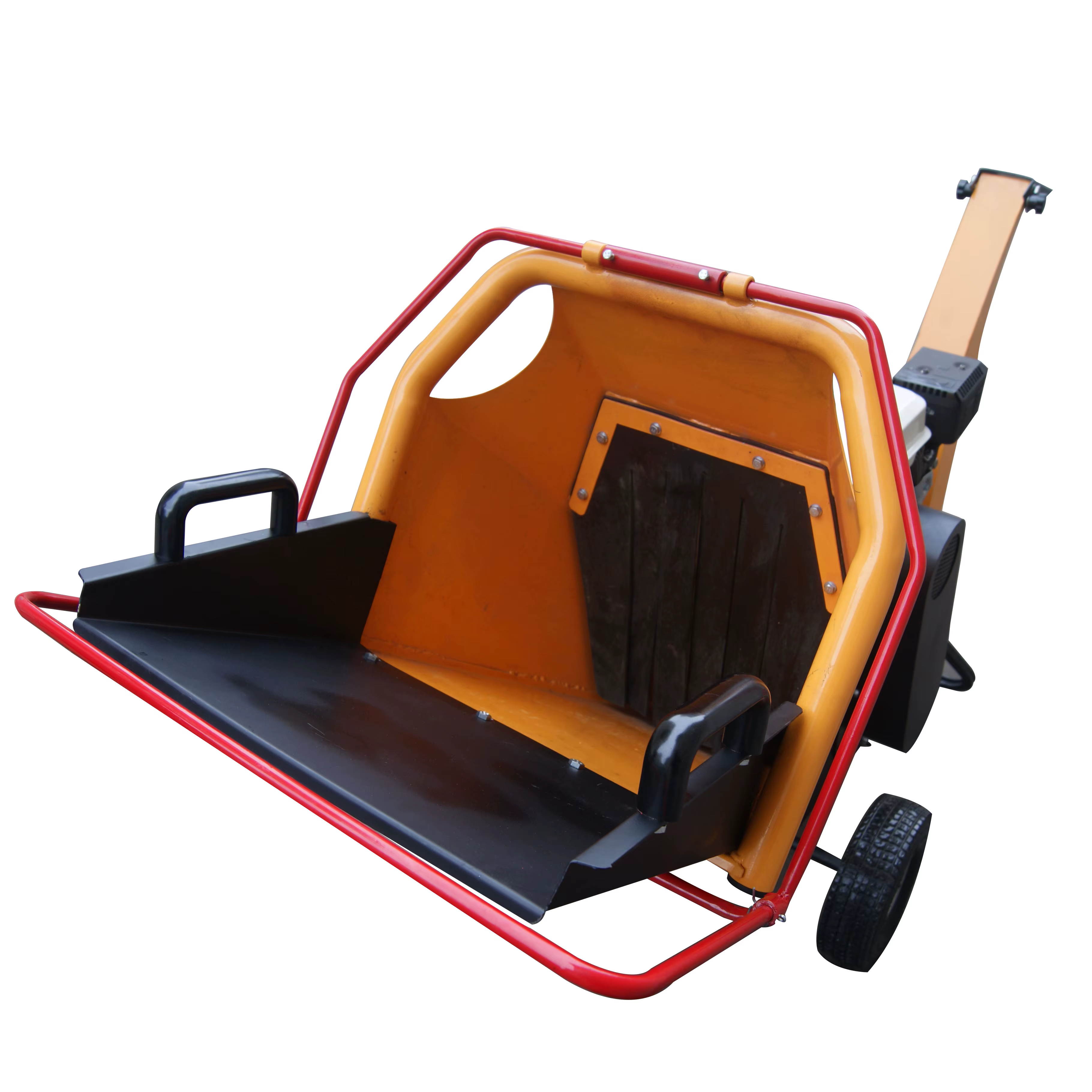 Factory Promotional Mini 7HP 212cc Gasoline Engine Powered ATV Drum 50mm Branch Wood Chipper Shredder — image 4