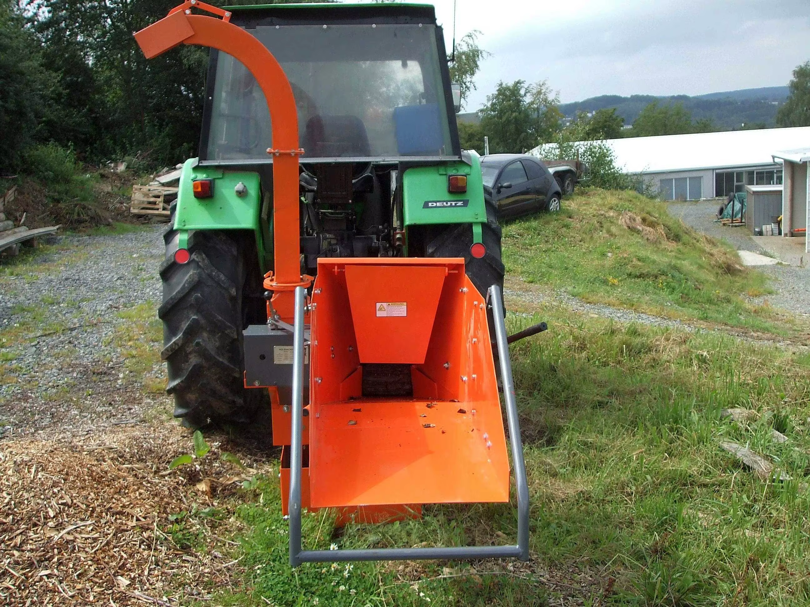 CE Certificate WC-8 Tree Cutter Wood Chipper Gasoline Log Shredder Machine for Sale — image 3