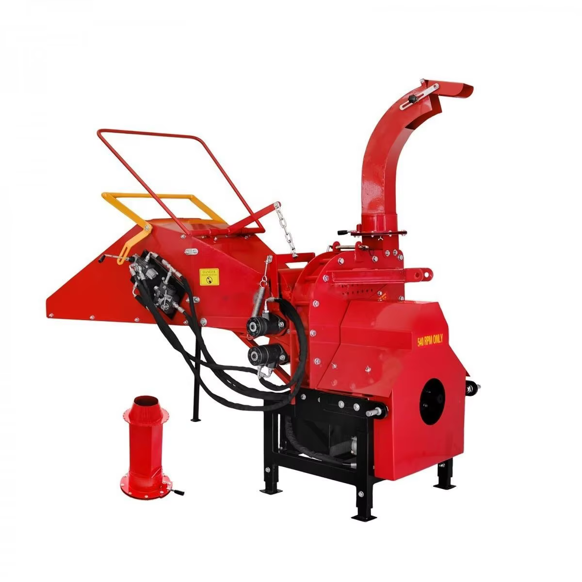 Commercial-Grade 8 Inches (200mm) Branch Shredder Tractor PTO Disc Wood Chipper for Farm and Home Use — image 6