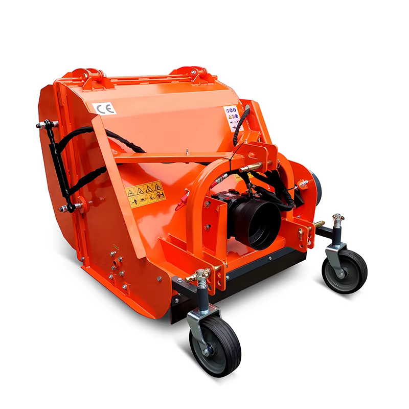 Direct Sales Farm Equipment Hydraulic Tractor PTO Flail Mower  with Collector — image 4