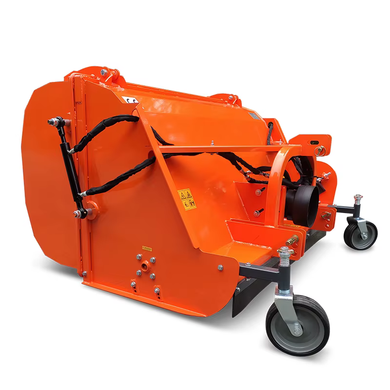 High Efficient Farm Equipment FCN160 Tractor PTO Driven Hydraulic Flail Mower with Grass Collector — image 2