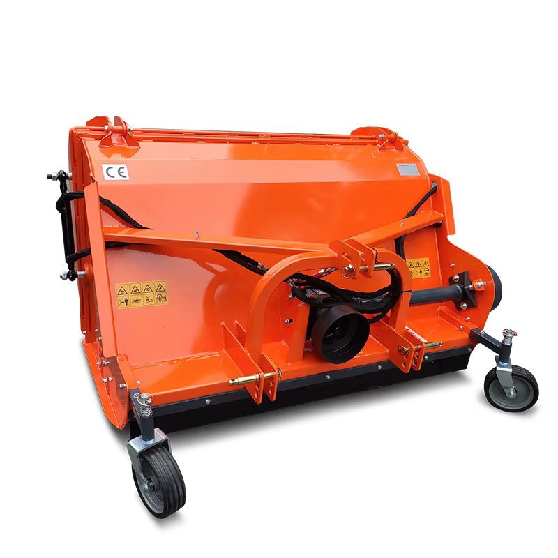 High Efficient Farm Equipment FCN160 Tractor PTO Driven Hydraulic Flail Mower with Grass Collector — image 3