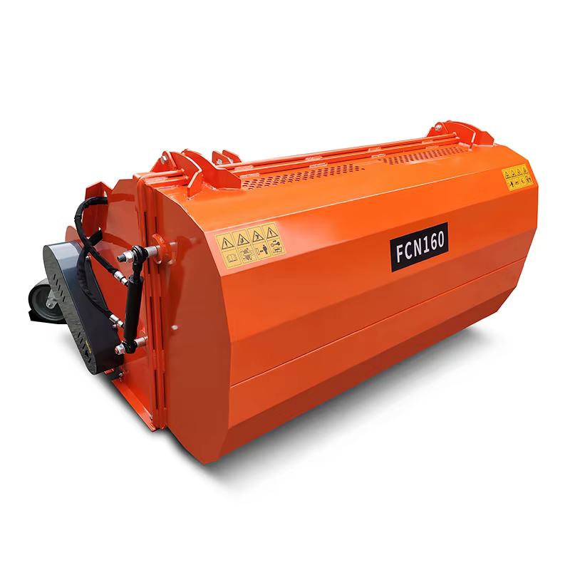 High Efficient Farm Equipment FCN160 Tractor PTO Driven Hydraulic Flail Mower with Grass Collector — image 4