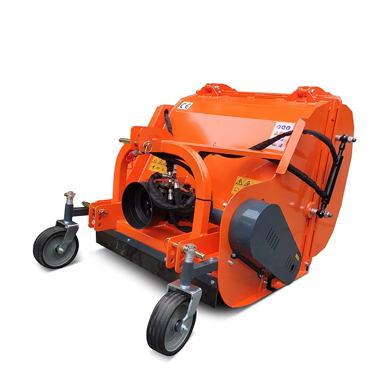 Farm Implement FCN New Design PTO Flail Mower Collector Grass Rotary Mower for Tractor — image 3