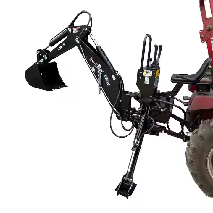 LW6 Tractor Backhoe Loader Brand New CE Certified Excavator for Agricultural Implements — image 5