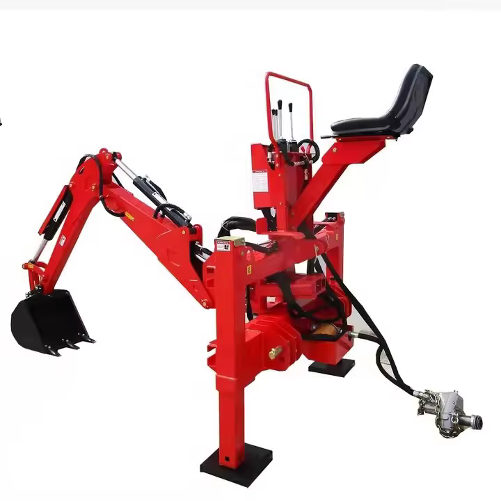 BH260 Sideshifting Hydraulic Tractor Towable Backhoe Excavator Mini Backhoe Loader — image 2