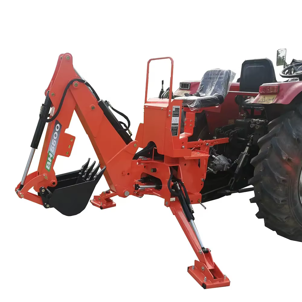 High-Torque Tractor Backhoe Loader BH6600/BH7600/BH8600 CE Marked for Mining Operations — image 3