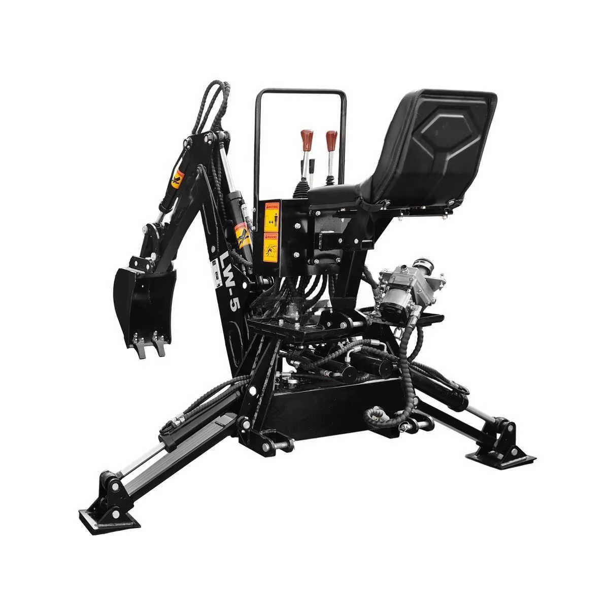 CE Approved Agriculture Machinery Small Garden Tractor Loader Backhoe for 15-25hp Tractor — image 2