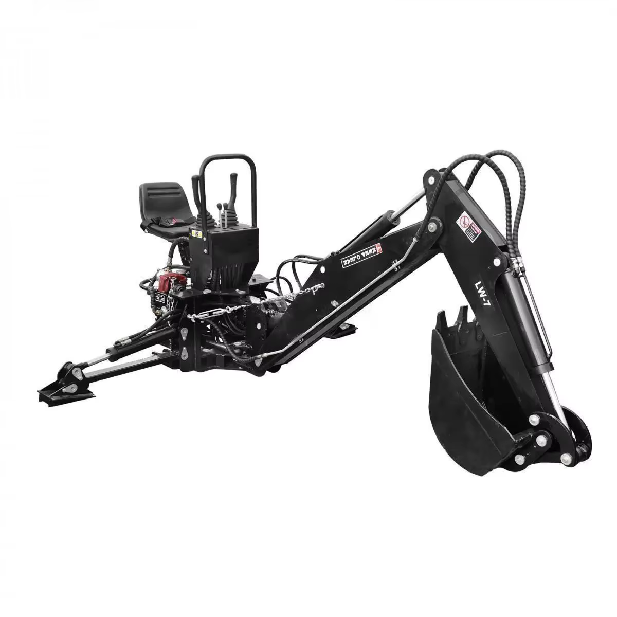 CE Approved Agriculture Machinery Small Garden Tractor Loader Backhoe for 15-25hp Tractor — image 3