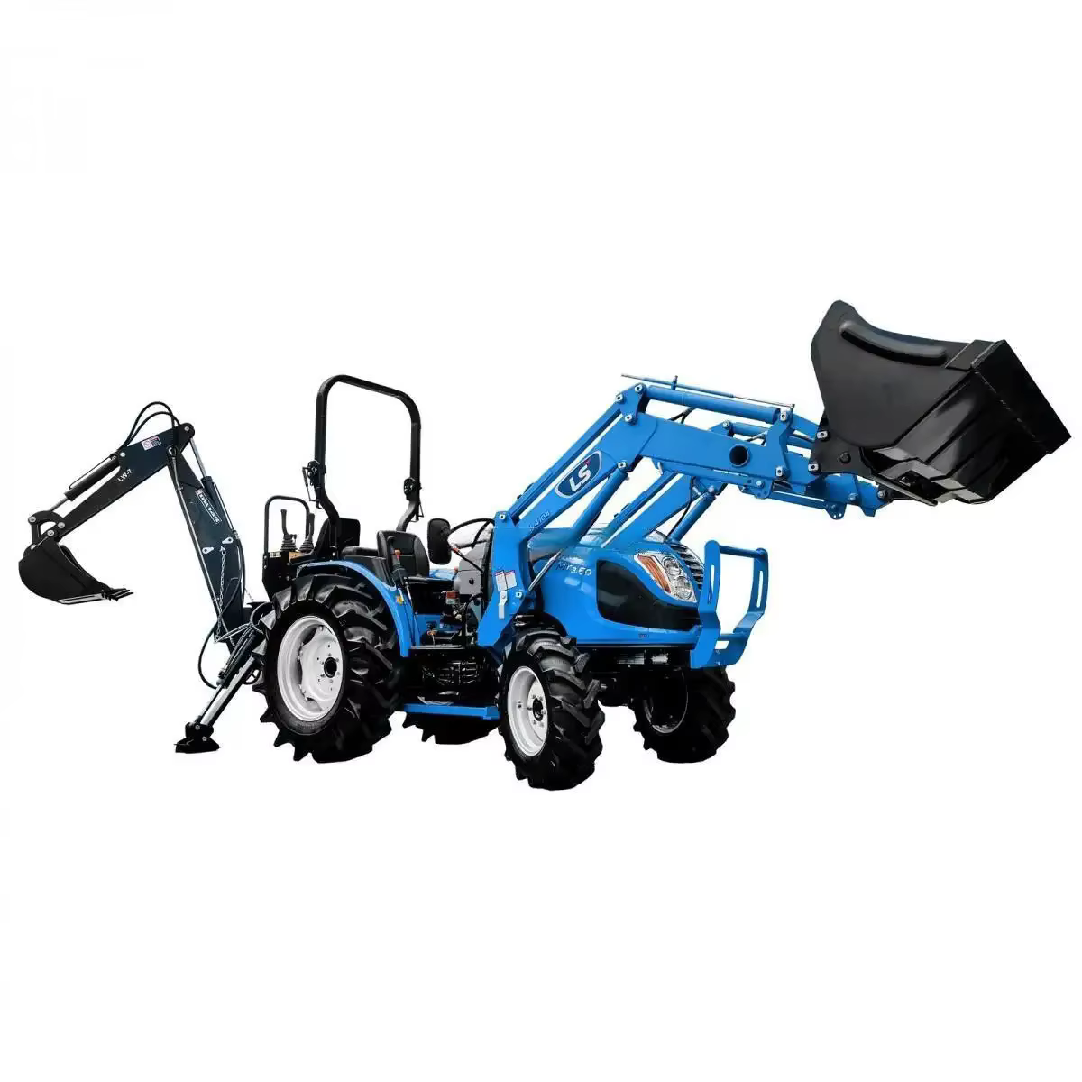 CE Approved Agriculture Machinery Small Garden Tractor Loader Backhoe for 15-25hp Tractor — image 4