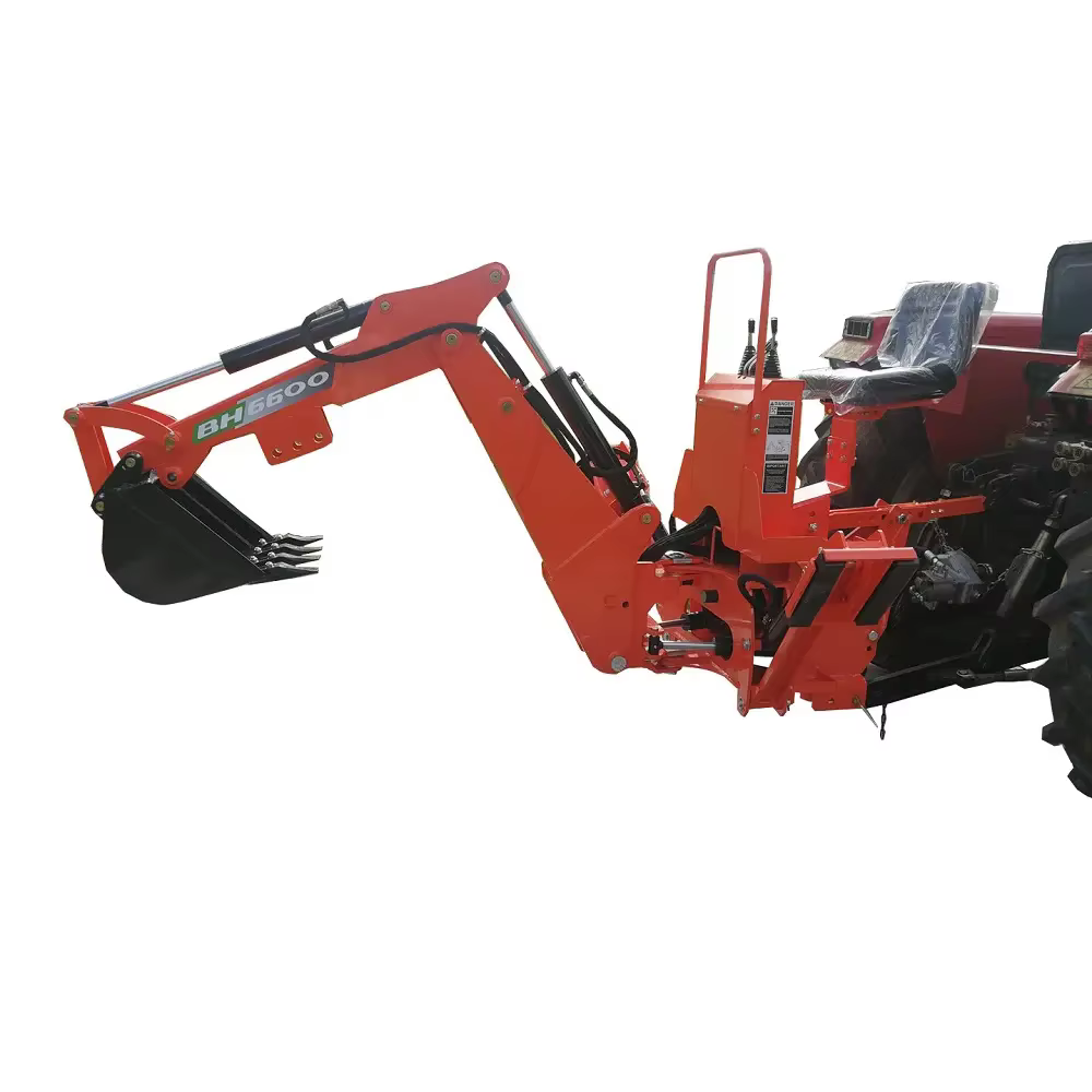 BH260 Sideshifting Tractor Towable Backhoe Excavator — image 4