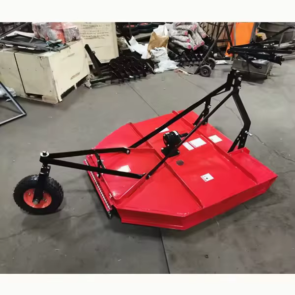 CE Certificate 3point Farm Implement Tractor Bush Hog Topper Mower Rotary Cut Mower with Rear Support — image 3