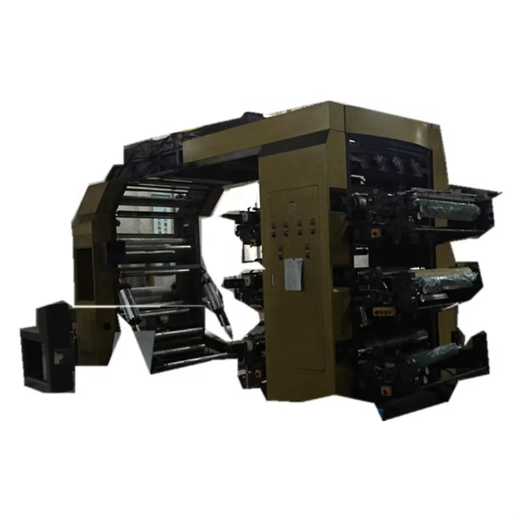 Cheap Price 2 4 6 Color CI Flexo Printer Roll Film Printing Machine — image 4