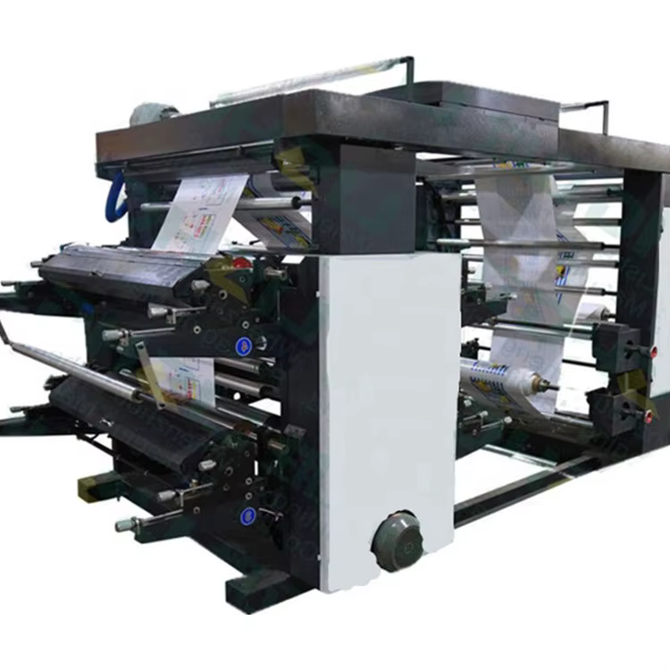 4 Bopp/Pet/PVC Film 3 Color Flexo Label Printing Machine New Automatic Letterpress Plate for Paper and Label Printing — image 5