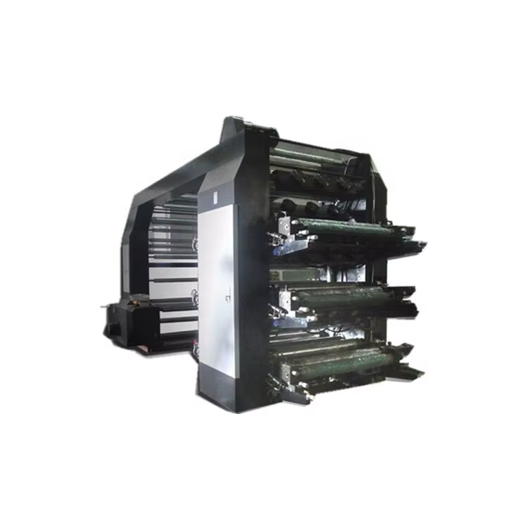 Great Price HDPE LDPE PE Nylon Plastic Poly Film Roll 4-Colour Flexographic Printing Machine for Tube Label Printer New Design — image 5