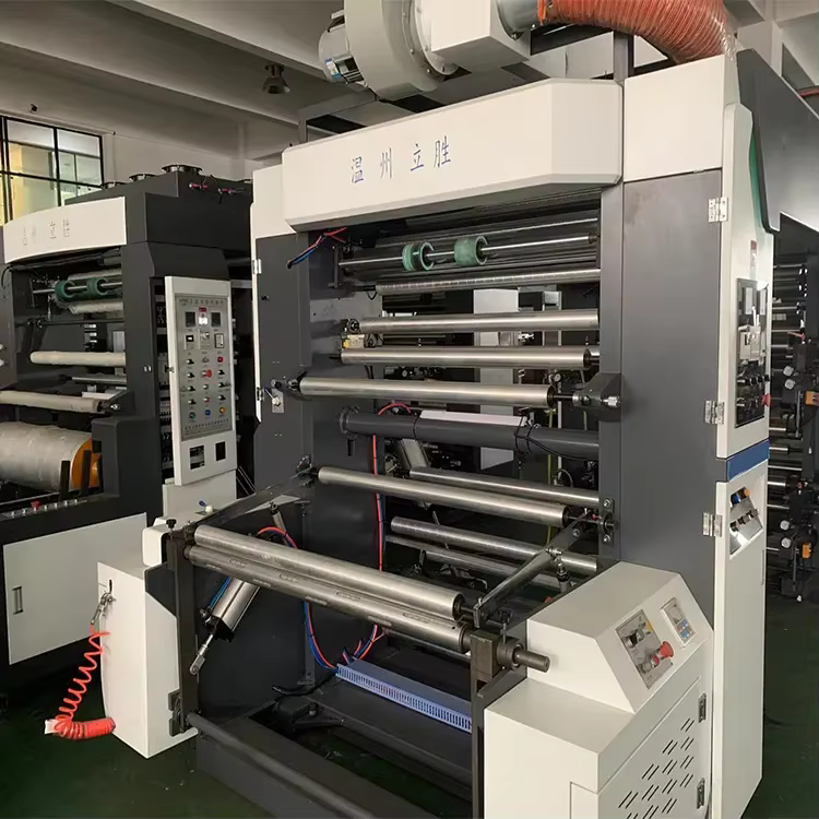 Hot Sale Good Price High Speed BOPP  PET Polyethylene Bag Flexo Printing Press Machine — image 2