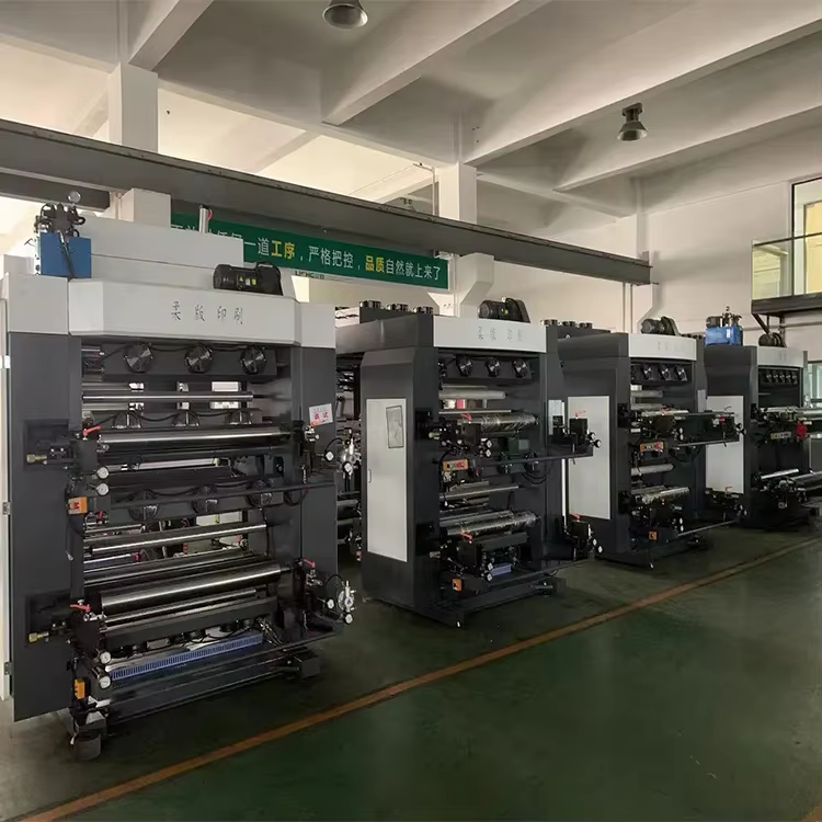 Hot Sale Good Price High Speed BOPP  PET Polyethylene Bag Flexo Printing Press Machine — image 4
