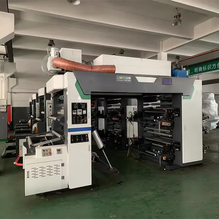 Hot Sale Good Price High Speed BOPP  PET Polyethylene Bag Flexo Printing Press Machine — image 5
